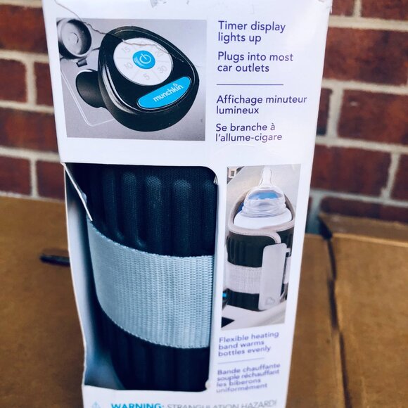 MUNCHKIN Travel Car Baby Bottle Warmer 12V Auto Shut-Off Timer Christmas Gift - Picture 5 of 9